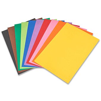 Obrázek produktu Barevné papíry Duha A3 - 80 g, 500 listů, 10 barev