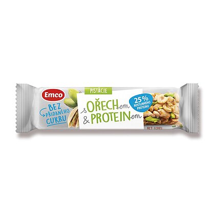 Obrázek produktu Emco Ořech & Protein - tyčinka - pistácie, 35 g
