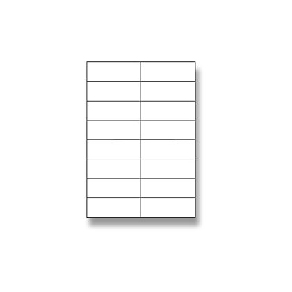 Obrázok produktu OA - samolepiace etikety - 105,0 × 37,0 mm, 1600 etikiet