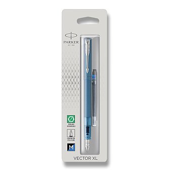 Obrázek produktu Parker Vector XL Teal - plnicí pero, hrot M, blistr