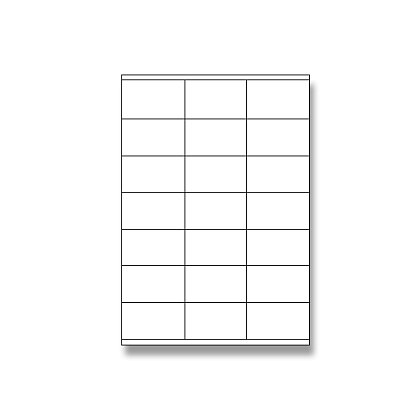 Obrázok produktu OA - samolepiace etikety - 70,0 × 41,0 mm, 2100 etikiet