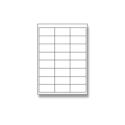 Obrázek produktu OA - samolepicí etikety - 66,0×33,8 mm, 2400 etiket