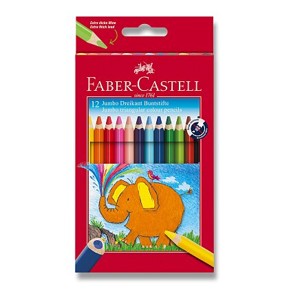 Obrázok produktu Faber-Castell - pastelky Extra Jumbo - 12 farieb
