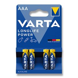 Levně Varta Longlife Power - alkalické baterie - AAA, 4 ks