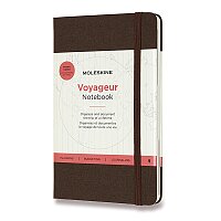 Zápisník Moleskine Voyageur - tvrdé desky