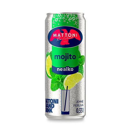 Obrázek produktu Mattoni Mojito - nealkoholický koktejl - 4 x 0,33 l