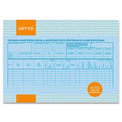Product image Optys - Record of transport vehicles