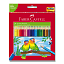 Náhľadový obrázok produktu Faber Castel - trojhranné pastelky - 24 farieb + strúhadlo