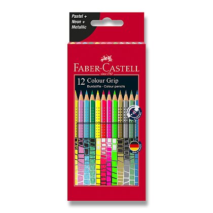 Obrázek produktu Faber-Castell Grip 2001 - pastelky - 12 barev, speciální edice