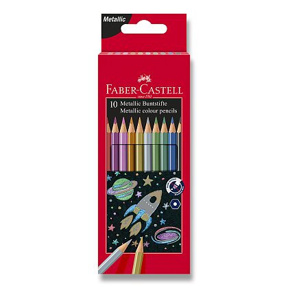 Obrázek produktu Faber-Castell - pastelky - 10 barev, metalické