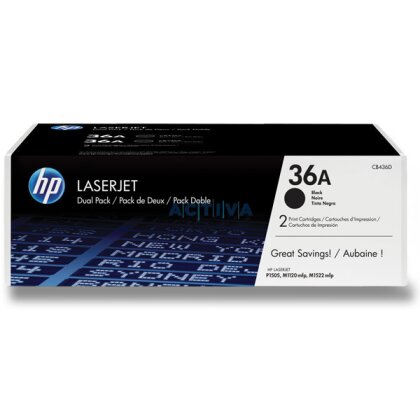 Obrázek produktu HP - toner CB436AD, dual pack pro laserové tiskárny