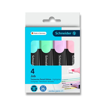 Product image Schneider Job Pastel - highlighter - set of 4 colors