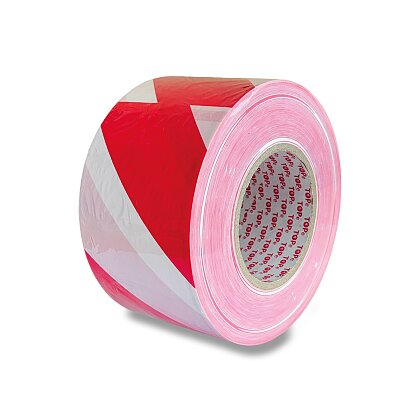 Obrázok produktu Varovná ohraničovacia páska - 80 mm x 250 m, červeno-biela