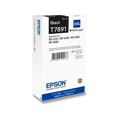 Obrázek produktu Epson - cartridge T789140, EXTRA HC Black (černá) pro inkoustové tiskárny
