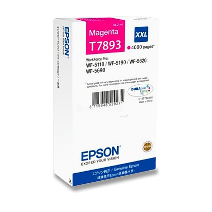 Obrázek produktu Epson - cartridge T 789340, magenta (červená) pro inkoustové tiskárny