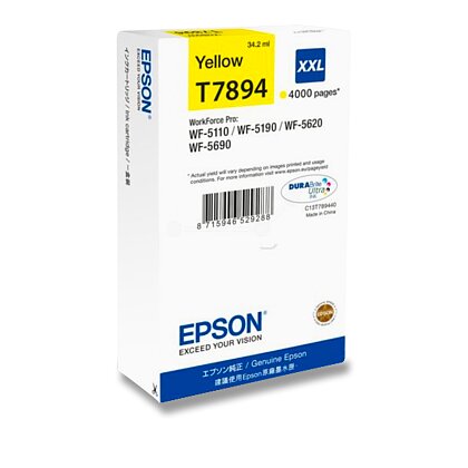 Obrázok produktu Epson - cartridge T 789440, yellow (žltá) pre atramentové tlačiarne