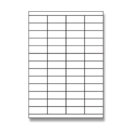 Obrázok produktu Rayfilm - samolepiace etikety - 52,5 × 21,2 mm, 5200 etikiet
