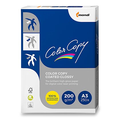 Obrázek produktu Color Copy Coated - speciální papír lesklý - A3, 200 g, 250 listů