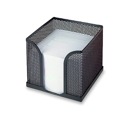 Obrázok produktu Drôtený zásobník na bločky - 10,5×10,5×9,5 cm