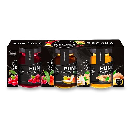 Obrázek produktu Madami Punčová trojka - dárková sada ovocných punčů - 3 x 60 g