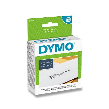 Obrázok produktu Dymo LW 1983173 - originálne papierové štítky - adresné, 89 × 28 mm, 1 × 130 ks