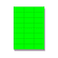 'Náhľadový obrázok produktu Rayfilm Fluo - samolepiace etikety - 70 × 36 mm