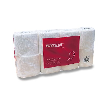 Product image Katrin Plus - toilet paper - 2-ply, white, roll 18.25 m, 8 pcs