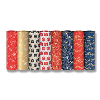 Product image Sadoch Buon Natale - dárkový balicí papír - 2 x 0,7 m, mix motivů