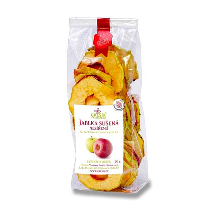 Obrázek produktu Grešík - jablka sušená nesířená - 50 g