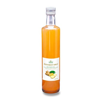 Obrázek produktu Grešík - zázvorový sirup - 0,5 l