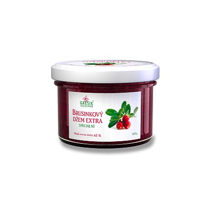 Product image Grešík - brusinkový džem extra speciální - 220 g