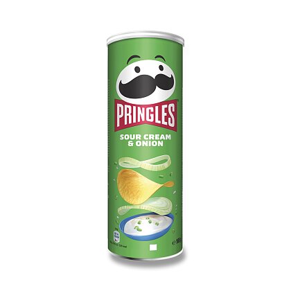 Product image Pringles - chips - Cream and onion, 165 g