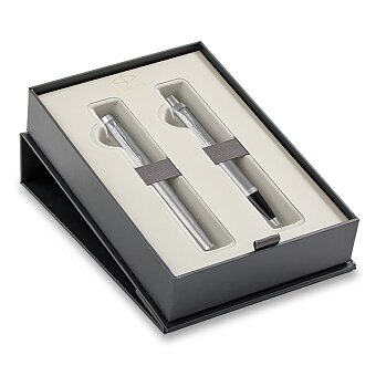Obrázek produktu Parker IM Essential Stainless Steel CT - sada plnicí pero a kuličková tužka