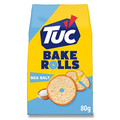 Obrázek produktu Tuc Bake Rolls - slané krekry - sůl, 80 g
