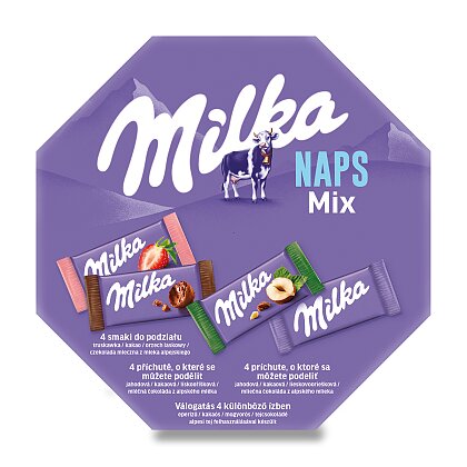 Obrázek produktu Milka Singles Mix - mini čokolády - mléčné, 138 g