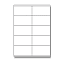 'Náhľadový obrázok produktu Rayfilm - samolepiace etikety - 105 × 57 mm