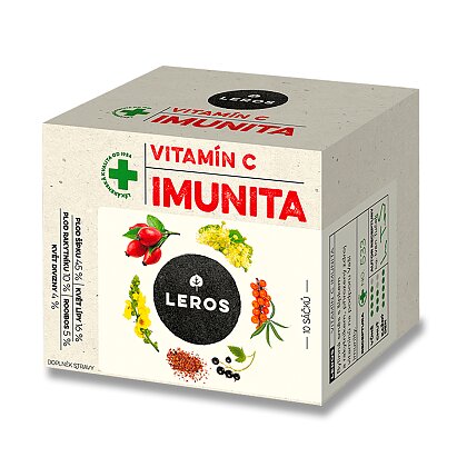 Obrázok produktu Leros Imunuta vit. C - bylinkový čaj - Šípka & Rakytník, 10 x 2 g