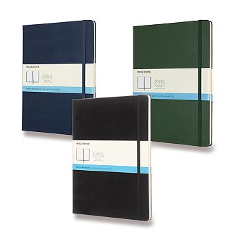 Obrázek produktu Zápisník Moleskine - tvrdé desky - XL, tečkovaný, výběr barev