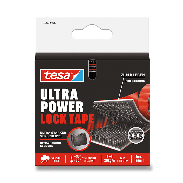 Tesa R100 Lock Tesa Ultra Power Lock - suchý zip - 25 mm x 1 m | ACTIVA