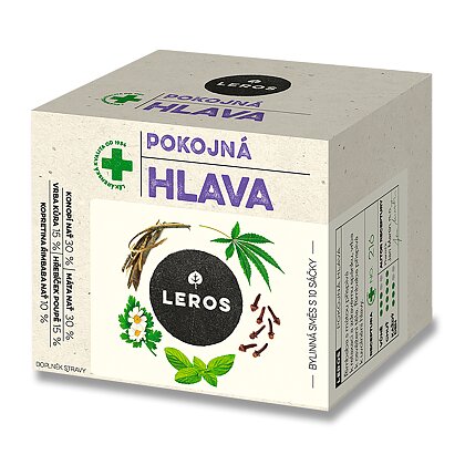 Obrázek produktu Leros Pokojná Hlava - bylinný čaj - řimbaba a vrba