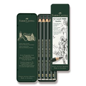 Grafitové ceruzky Faber-Castell 9000 Jumbo