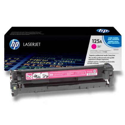 Obrázek produktu HP - toner č. 125A, CB543A, magenta (červený) pro laserové tiskárny