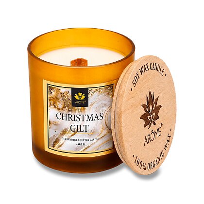 Product image ARÔME - svíčka s dřevěným knotem - Christmas Gilt, 400 g
