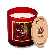 ARÔME - svíčka s dřevěným knotem - Christmas Tree, 400 g