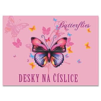Obrázek produktu Desky na číslice Motýl