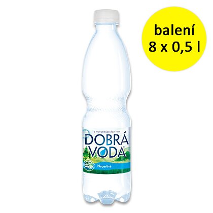 Obrázek produktu Dobrá voda - neperlivá voda - 8 × 0,5 l