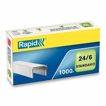 Obrázek produktu Drátky Rapid Standard 24/6 - 1000 ks