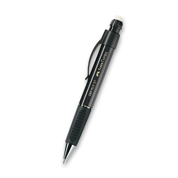 Mechanická tužka Faber-Castell Grip Plus 0,7 mm metalická černá