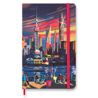 Obrázek produktu Zápisník Moleskine I am Shanghai - tvrdé desky - L, linkovaný