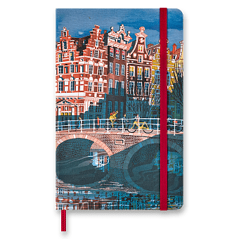 Obrázek produktu Zápisník Moleskine I am Amsterdam - tvrdé desky - L, linkovaný